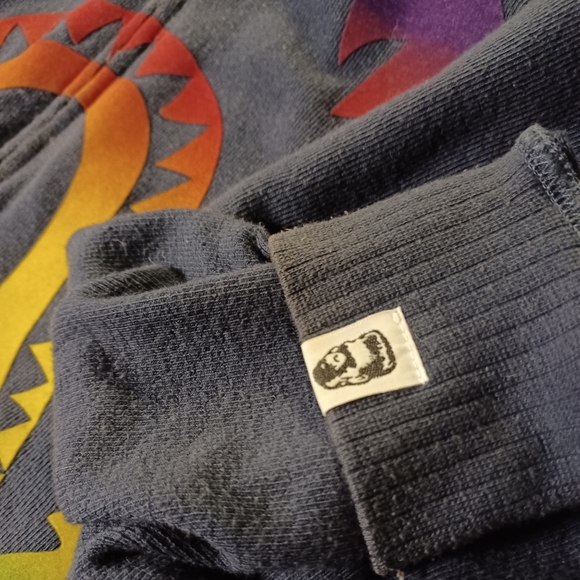 BAPE Rainbow Shark Oversized Zip Hoodie - Picture 3 of 5